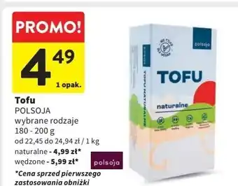 Intermarche Tofu naturalne Polsoja oferta