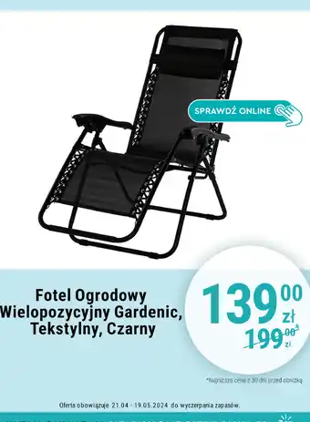 Biedronka Fotel wielopozycyjny Gardenic oferta