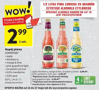 Intermarche Piwo Somersby oferta