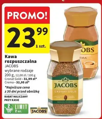 Intermarche Kawa Jacobs Crema oferta