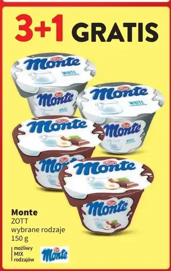 Intermarche Deser śmietankowy Zott Monte White oferta