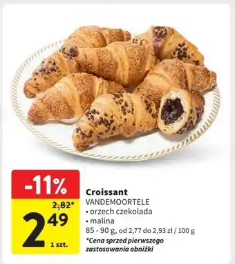 Intermarche Croissant malina Vandemoortele oferta