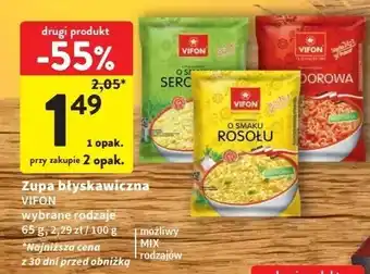 Intermarche Smak serowy Vifon oferta