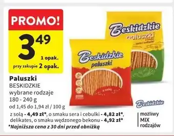 Intermarche Paluszki z solą Aksam Beskidzkie oferta