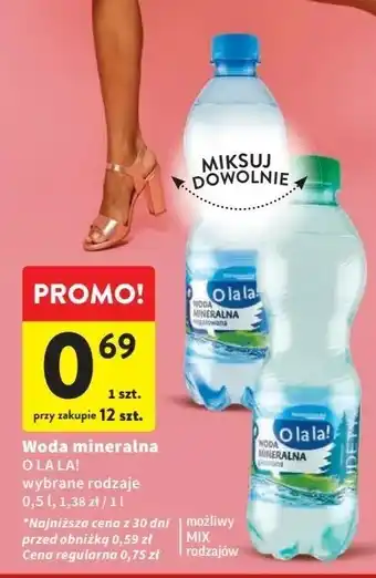 Intermarche Woda mineralna O La La! oferta