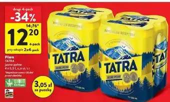 Intermarche Piwo Tatra Jasne Pełne oferta