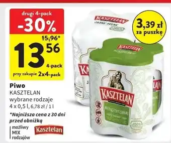 Intermarche Piwo Kasztelan Niepasteryzowane oferta