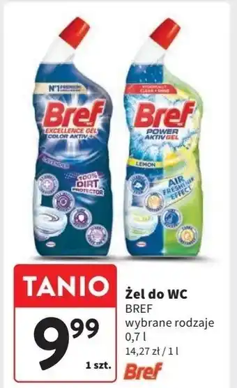 Intermarche Żel do wc lemon Bref Power Aktiv Gel oferta