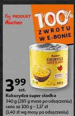 Auchan Kukurydza konserwowa Auchan oferta