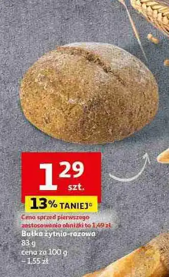 Auchan Bułka żytnio-razowa oferta