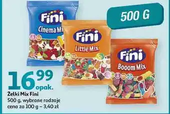 Auchan Żelki booom mix Fini oferta