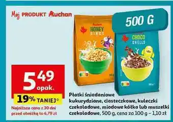 Auchan Płątki śniadaniowe Auchan oferta