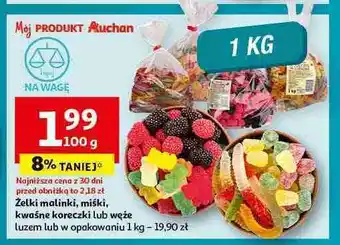 Auchan Żelki miśki oferta