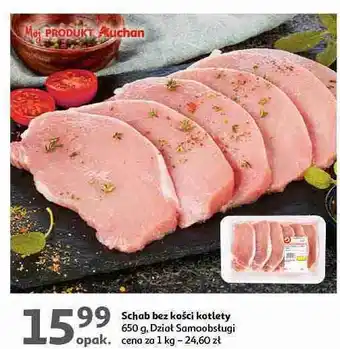 Auchan Schab bez kości kotlety Auchan Różnorodne (Logo Czerwone) oferta