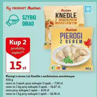 Auchan Pierogi z serem Auchan oferta