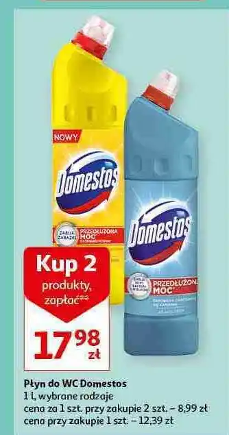 Auchan Płyn do wc citrus fresh Domestos oferta