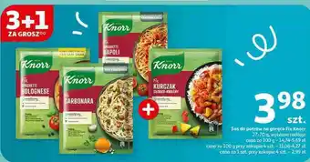 Auchan Spaghetti napoli Knorr Fix oferta