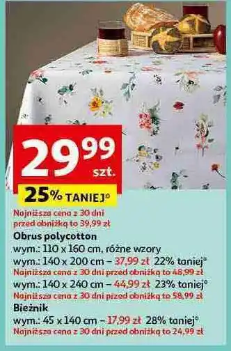 Auchan Obrus 140 x 200 cm oferta