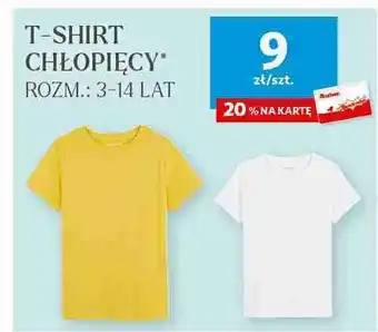 Auchan T-shirt polo chłopięce 3-14 lat Inextenso By Auchan oferta