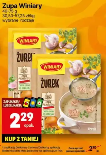 Delikatesy Centrum Zupa Winiary oferta