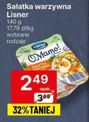 Delikatesy Centrum Sałatka warzywna Lisner oferta