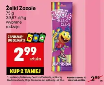 Delikatesy Centrum Żelki Zozole oferta