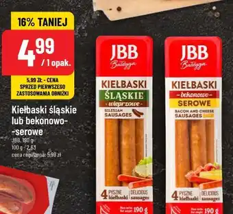 Polomarket Kiełbaski śląskie lub bekonowo - serowe oferta