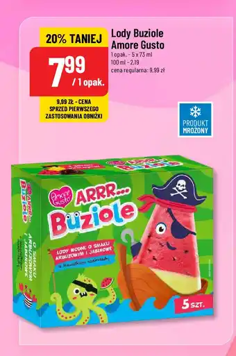 Polomarket Lody wodne arbuzowo-jabłkowe Amore gus oferta