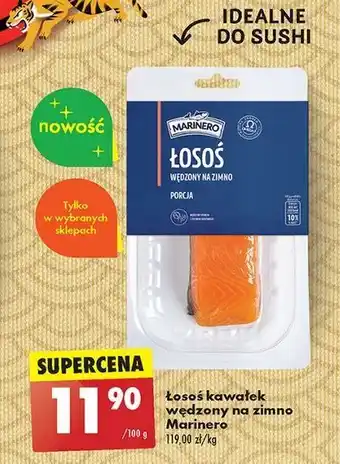 Biedronka Łosoś wędzony na zimno Marinero oferta