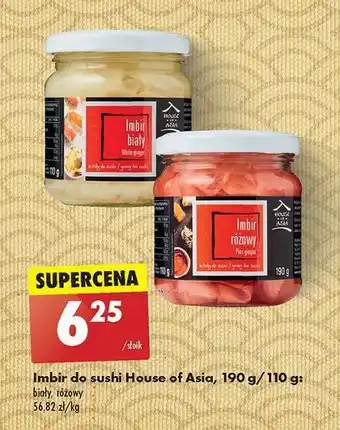 Biedronka Imbir biały do sushi House Of Asia oferta