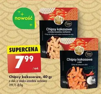 Biedronka Chipsy kokosowe o smaku orzechów nerkowca Asia Flavours oferta