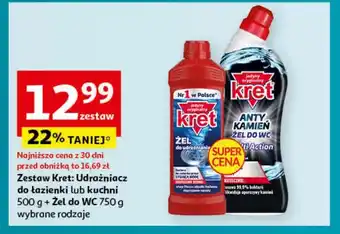 Auchan Zestaw do wc Kret oferta