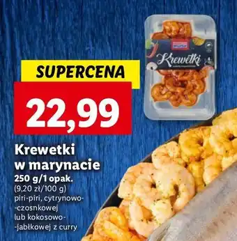 Lidl Krewetki gotowane w marynacie kokosowo-jabłkowej z curry Abramczyk oferta