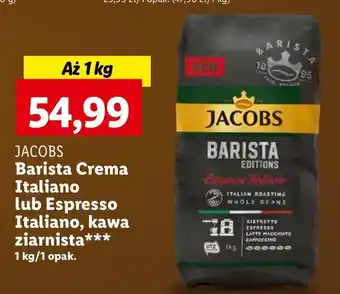 Lidl Kawa Jacobs Barista Editions Crema Italiano oferta