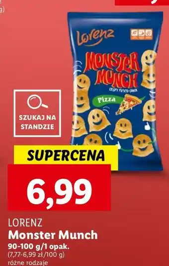 Lidl Chrupki pizza Lorenz Monster Munch oferta