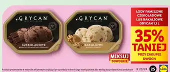 Lidl Lody bakaliowe Grycan oferta