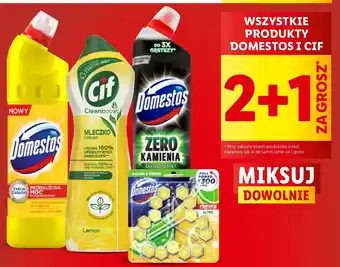 Lidl Mleczko do czyszczenia z mikrokryształkami lemon Cif Cream oferta