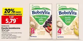 Lidl Kaszka zbożowa jabłko śliwka Bobovita oferta