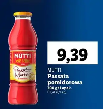 Lidl Passata pomidorowa mutti Mutti oferta