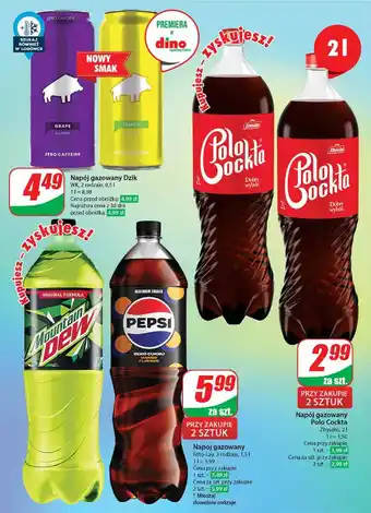 Dino Napój energetyczny lemon Wk Dzik oferta