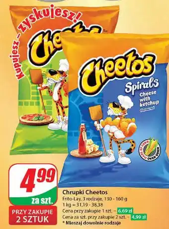 Dino Chrupki spirals ser z ketchupem Cheetos oferta