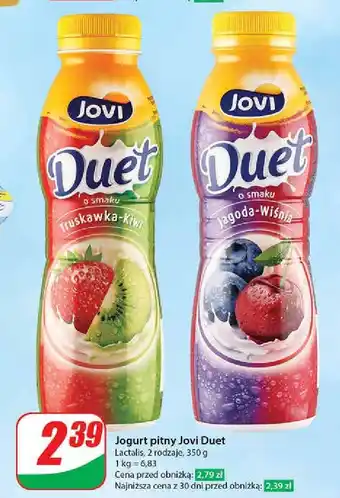 Dino Jogurt jagoda-wiśnia Jovi Duet oferta