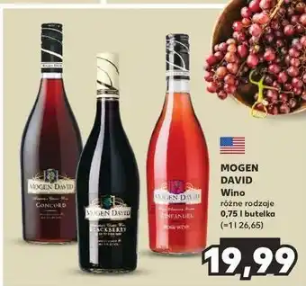 Kaufland Wino Mogen David Zinfandel oferta