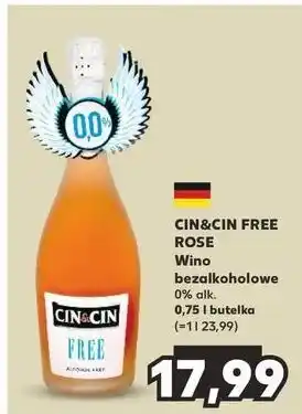 Kaufland Wino Cin&Cin Free Rose oferta