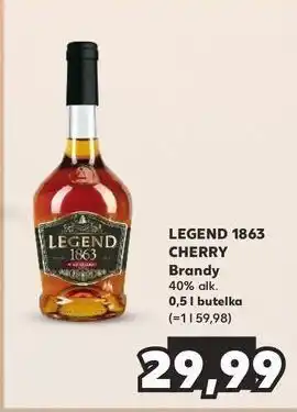 Kaufland Brandy Legend 1863 oferta