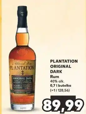 Kaufland Rum Plantation Original Dark oferta