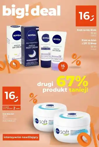 Dealz Krem do twarzy i ciała intensywnie nawilżający Nivea Soft oferta