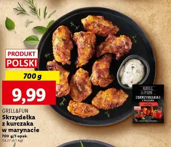 Lidl Skrzydełka z kurczaka Grill&Fun oferta