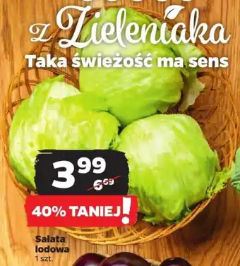 Netto Sałata lodowa 1 szt. oferta