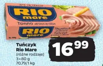 Netto Tuńczyk Rio Mare 3 x 80 g oferta